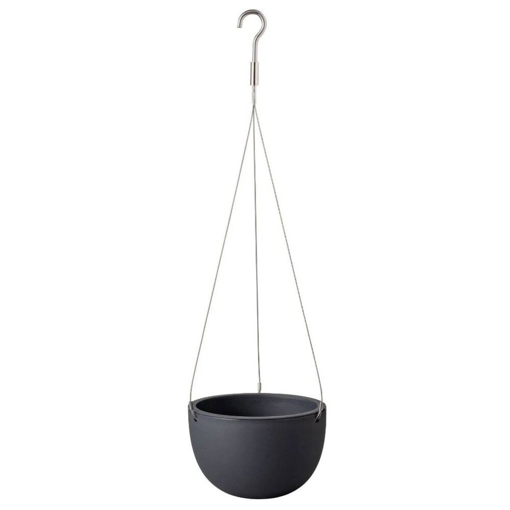 New Kinto Hanging Plant Pot 201 Black 140mm 6.5 Inches Flower Planter Gardening